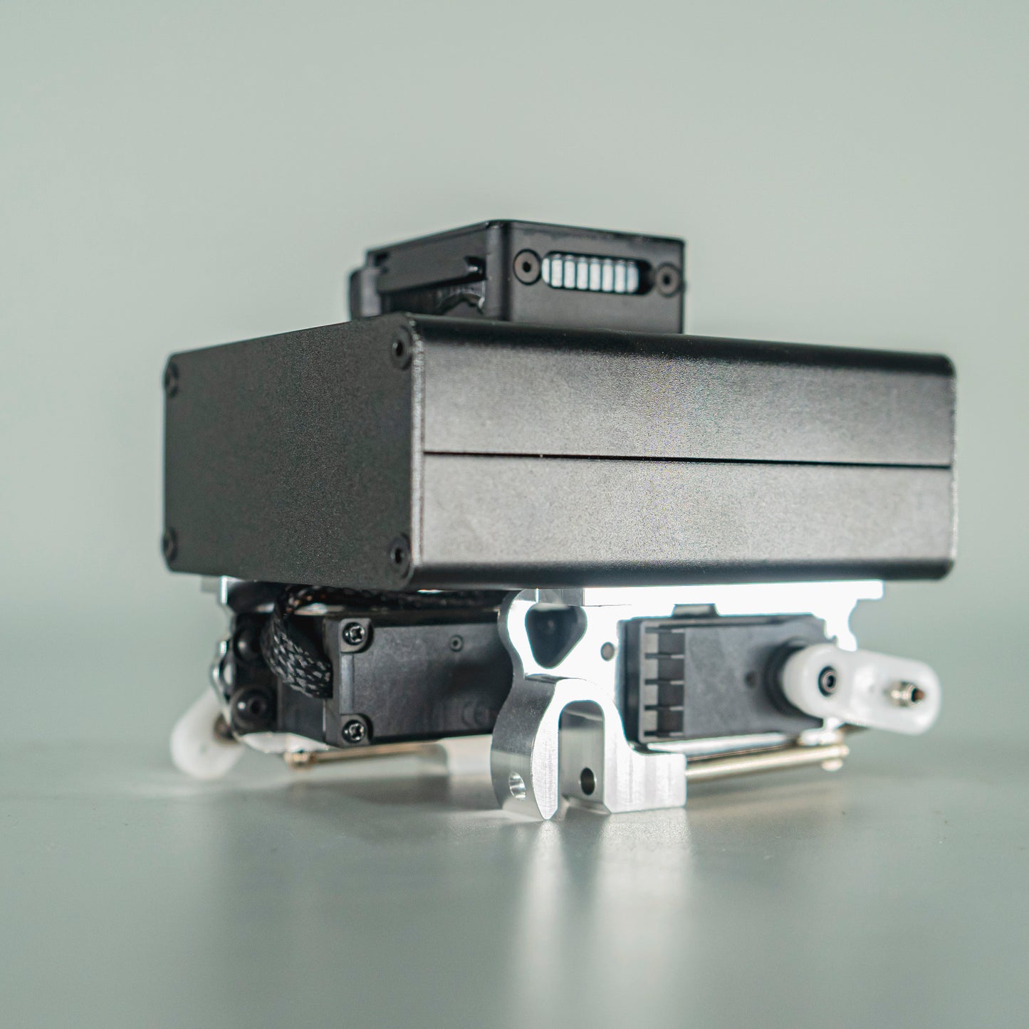 Dual-channel thrower for drones.